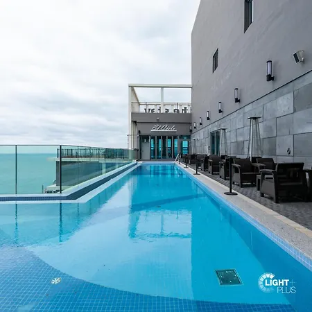 Residence With A Beautiful High-Rise View Of Infinity Pool Busan Exterior photo