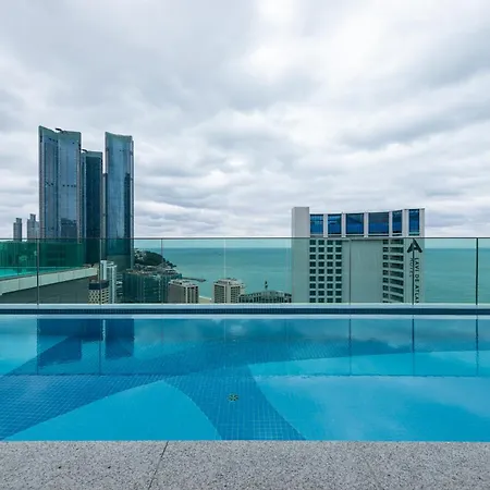 Residence With A Beautiful High-Rise View Of Infinity Pool Busan Exterior photo